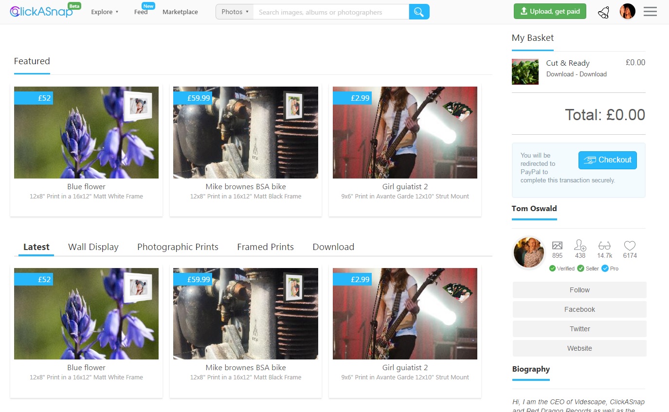 ClickASnap Launches New Profiles And Features Clicksnap